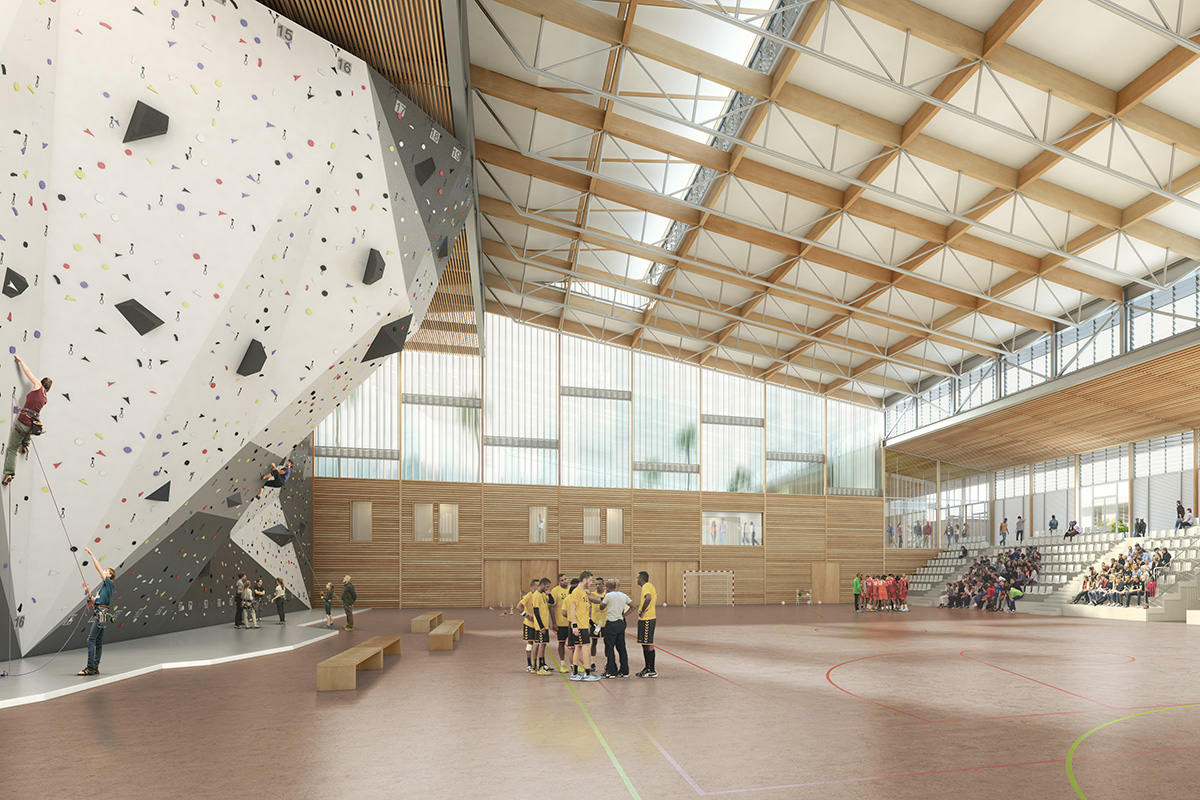 Gymnase et plateau sportif